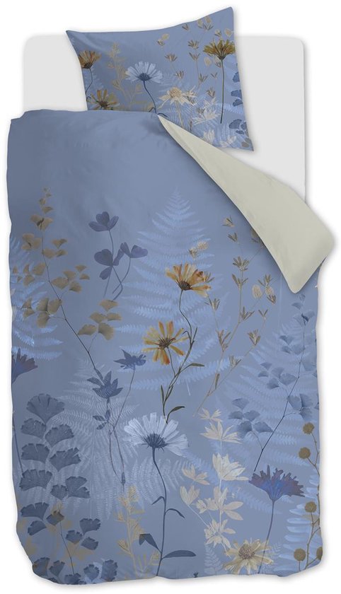 Beddinghouse Nala dekbedovertrek - Eenpersoons - 140x200/220 - Blauw van Merkloos