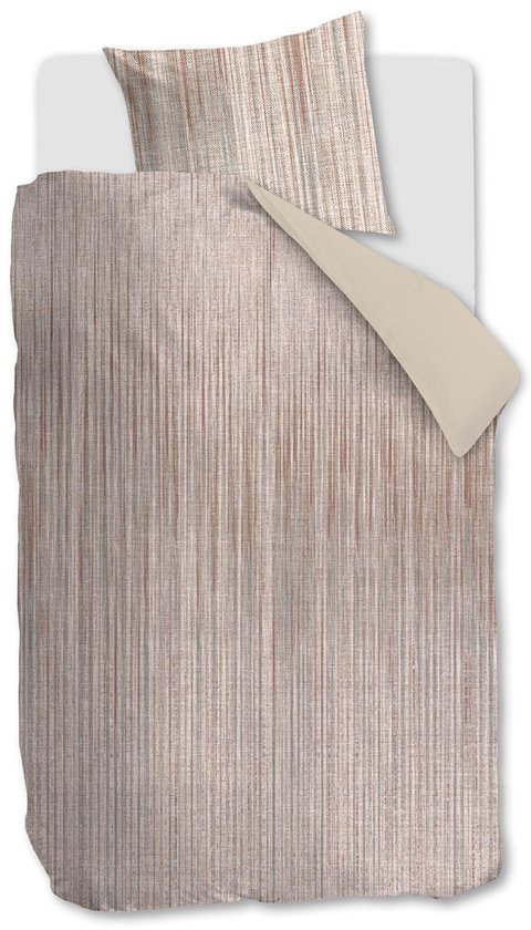 Beddinghouse Namaste dekbedovertrek - Eenpersoons - 140x200/220 - Zand van Merkloos