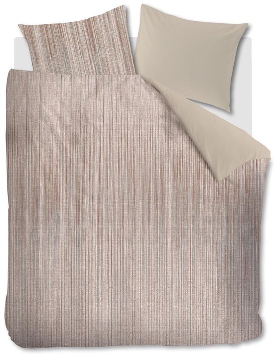 Beddinghouse Namaste dekbedovertrek - Tweepersoons - 200x200/220 - Zand van Merkloos