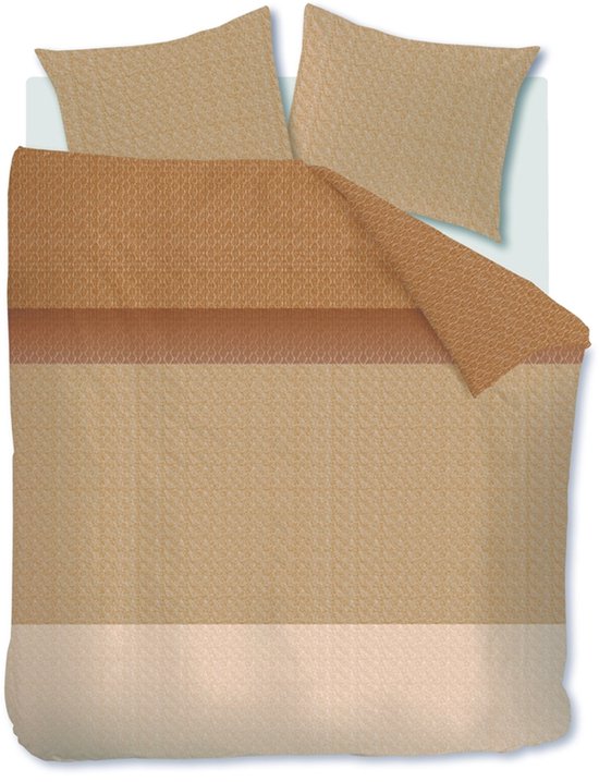 Beddinghouse Sanna dekbedovertrek - Eenpersoons - 140 x 200/220 cm - Terra van Merkloos