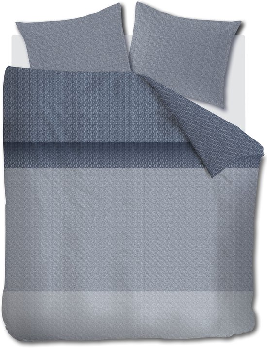 Beddinghouse Sanna dekbedovertrek - Tweepersoons - 200 x 200/220 cm - Blauw