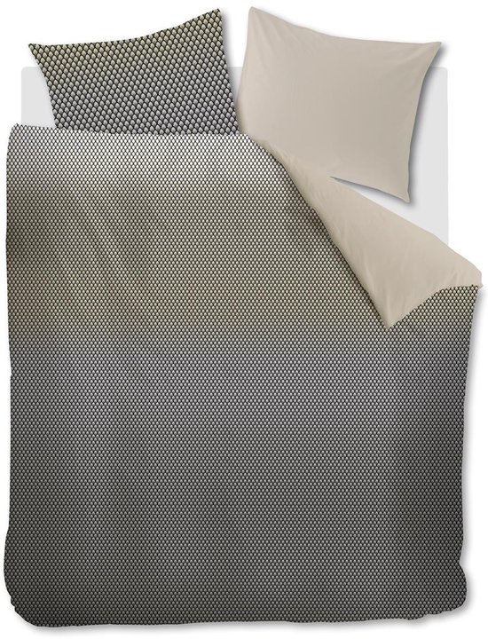 Beddinghouse Shalimar dekbedovertrek - Lits-Jumeaux - 240x200/220 - Grijs van Merkloos