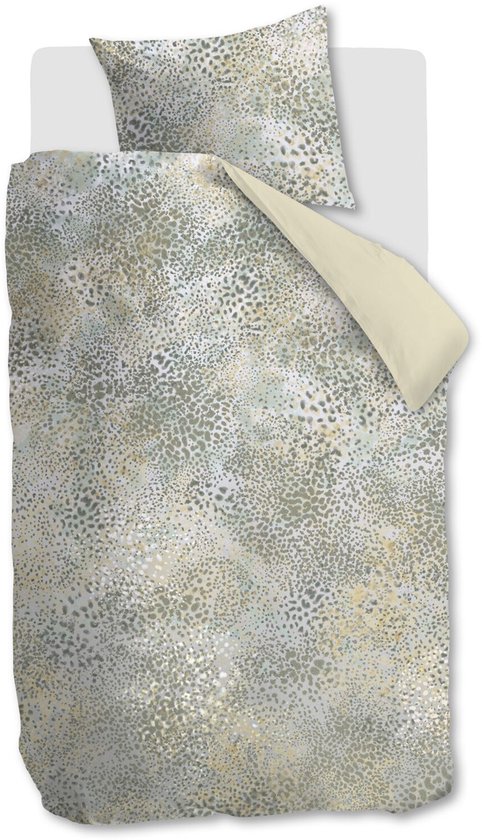 Beddinghouse Sia dekbedovertrek - Eenpersoons - 140 x 200/220 cm - Groen