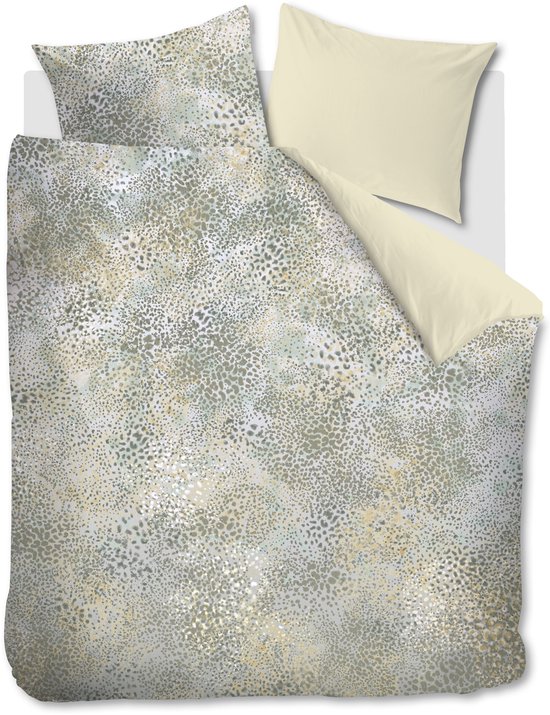 Beddinghouse Sia dekbedovertrek - Lits-Jumeaux - 240 x 200/220 cm - Groen