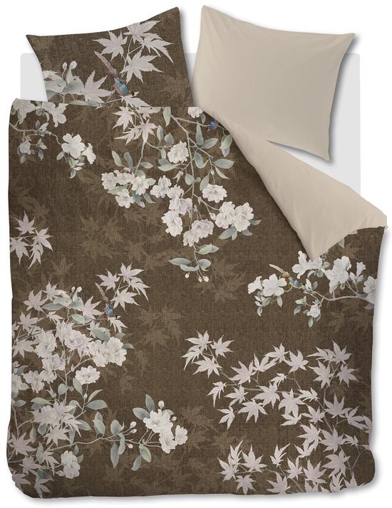Beddinghouse Thalasa dekbedovertrek - Lits-Jumeaux - 240x200/220 - Bruin van Merkloos