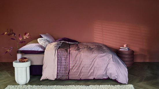 Beddinghouse Yuval dekbedovertrek - Eenpersoons - 140 x 200/220 cm - Terra van Merkloos