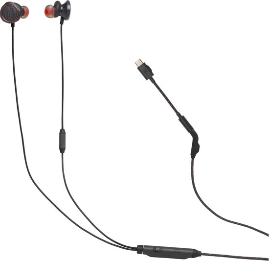 Bedrade In-Ear USB-C Gaming Headset met Omgevingsgeluid en Stemgerichte Microfoon