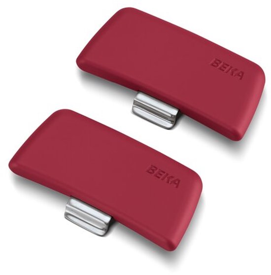 Beka Evolution - Afneembare Zijgrepen – Set van 2 stuks – Bakeliet – ClickFix® - Rood