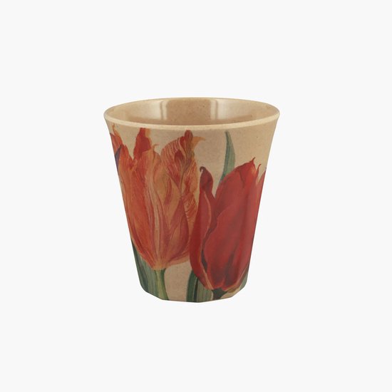 Beker Onbreekbaar - Picknickservies Emma Bridgewater - Luxe campingservies - Eco Friendly drinkbeker - tulpen motief