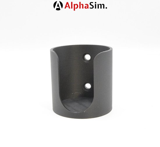 Bekerhouder voor Sim Rig met Extrusieprofiel Mount | Sim Racing Accessoire - Kleur Zwart van Sim-Lab