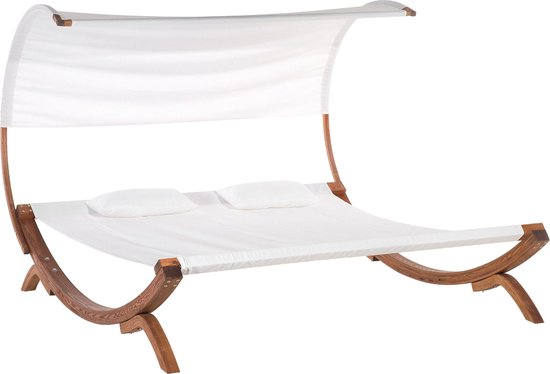 Beliani TERAMO - Strandstoel - Wit - Kunststof van Beliani