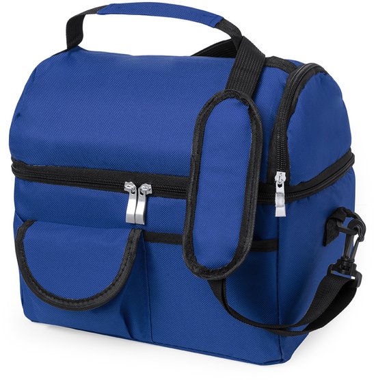 Bemel Koeltas - voor lunchpakket of drankjes - 9 liter - 25 x 24 x 15 - Draagband - Blauw - gerecycled materiaal van Bemel