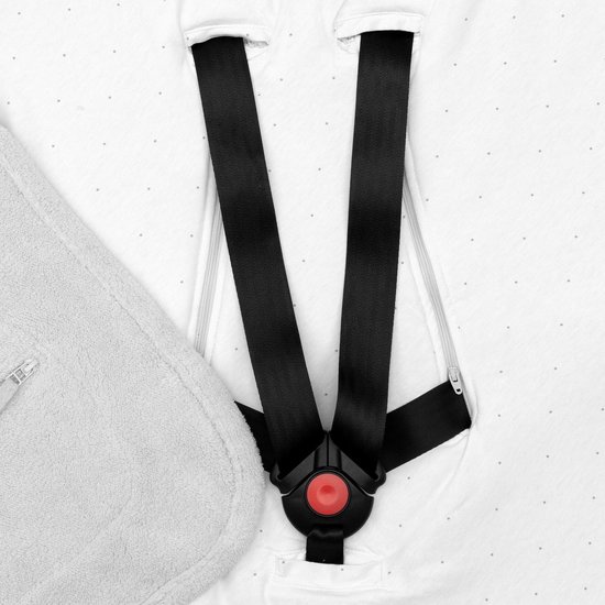 BEMINI Voetenzak - Biside 0-12m - Pady softy + jersey - Plum van Bemi