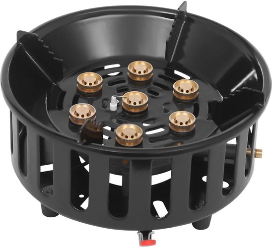 Benelux Select Camping Kooktoestel – Camping Gastoestel – Kooktoestel Noodsituatie – Duurzaam – Gas - 23,5 x 23,5 x 12 cm van Merkloos