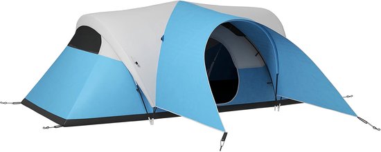 Benelux Select Familietent – Familietenten – Familie Tent – Lodge – Tot 6 Personen – Voortent – Draagtas - 550 x 300 x 198 cm van Merkloos