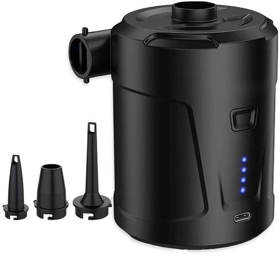 Benelux Select Luchtpomp – Luchtpomp Elektrisch – Luchtpompen – Auto Stop & Digitale Meter – Veelzijdig Gebruik - 25 x 12 x 15 cm van Merkloos