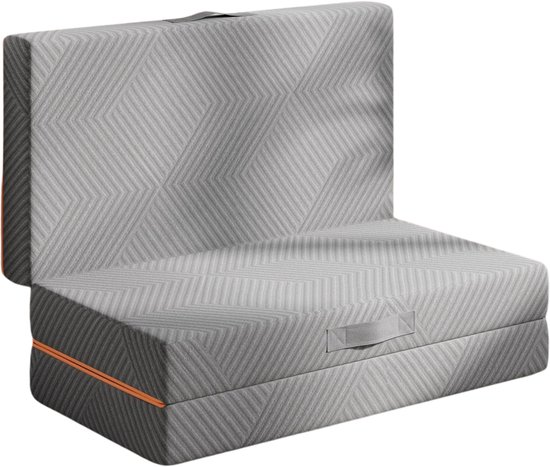Benelux Select Vouwmatras – Opvouwbaar Matras – Logeerbed – Zetelbed – Gel Memory Foam – Anti-slip Onderkant - 140 x 200 x 15 cm van Merkloos