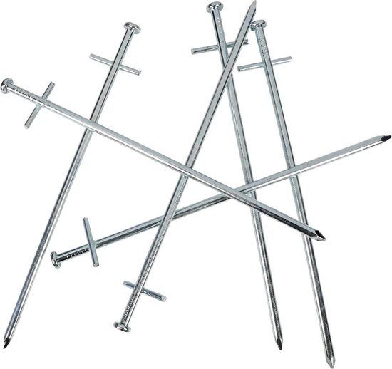 Benson 6-delige set tentharingen voor harde bodem - 23 x 6 cm - robuust en duurzaam van Benson