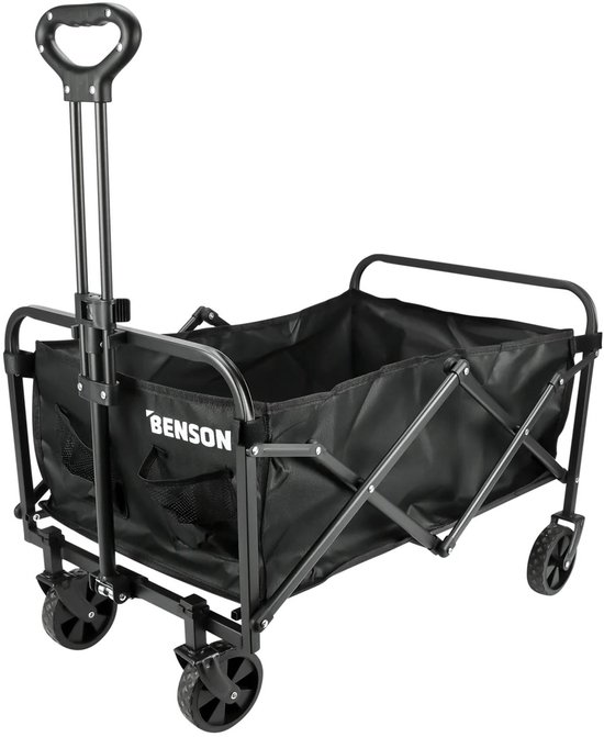 Benson bolderkar - bolderkar opvouwbaar - inhoud 60ltr - 90kg draagvermogen