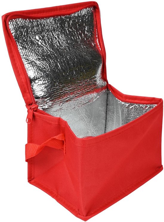 Benson Compacte koeltas - 4 liter - stijlvol rood - draagbaar en efficiënt van Benson