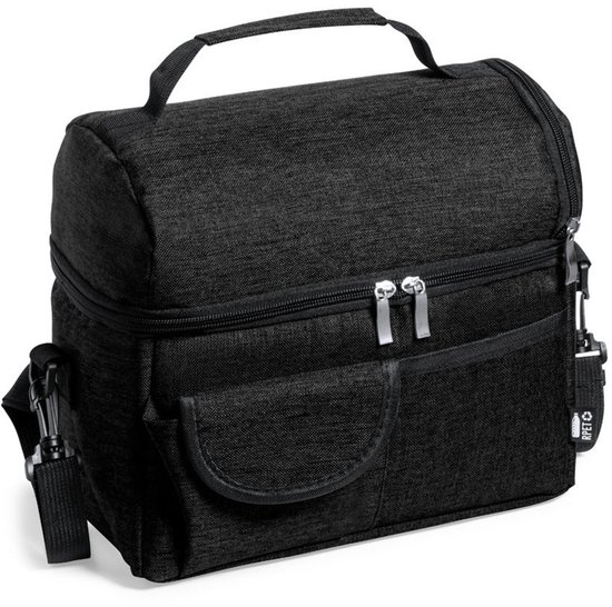 Benson Easy Travel Koeltas - voor lunchpakket of drankjes - 12 liter - 25 x 15 x 24 cm - Draagband - Zwart - Diverse compartimenten van Benson