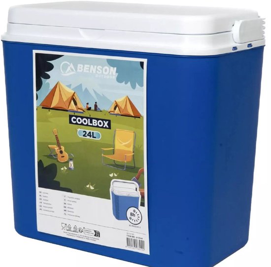 Benson Koelbox – 24 Liter – met Handvat – blauw van Benson