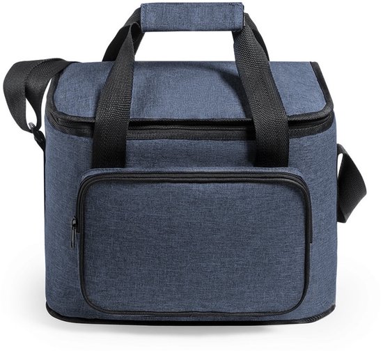 Benson koeltas Polar - inhoud 15 liter - Blauw - 31 x 24 x 20 cm - Koeltassen - polyester/aluminium - met voorvakje van Benson