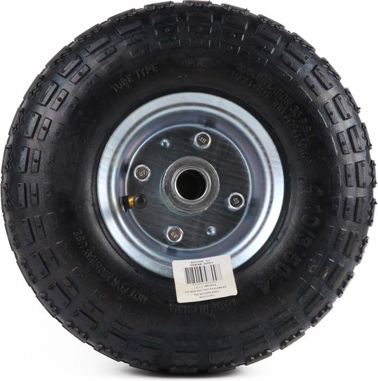 Benson Neuswiel luchtband met metalen velg - 260 x 85 mm - 150 kg belasting - 20 mm as van Benson