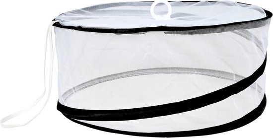 Benson Opvouwbare foodcover - rond - vliegenkap - voedselbescherming - ø 37 x 15,5 cm van Benson