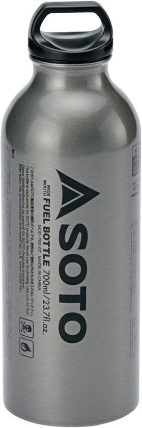 Benzinefles 700 ml voor Muka Stove - Brede Hals Brandstoffles