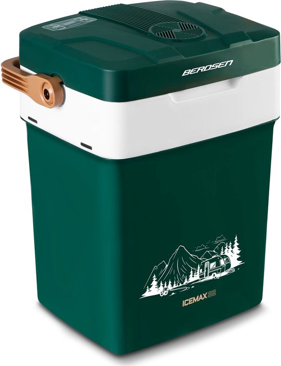 Berdsen Icemax toeristenkoelkast - 29 liter - ECO-modus - groen van Merkloos