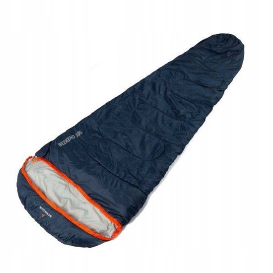 Bergson Weekend 300 Mummy slaapzak Navy - Comfort tot 10°C