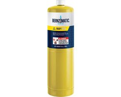 Bernzomatic MAP-PRO / PRO-MAX wegwerp gaspatroon cilinder - MG9 "CGA600 US" aansluiting - Originele kwaliteit - Maximale hitte van Bernzomatic