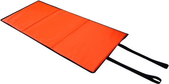 Beschermende Vis Mat - Waterdicht Kussen - Vissen Comfort - Opvouwbaar Ontwerp - 100x44.5 cm - Oranje van Merkloos