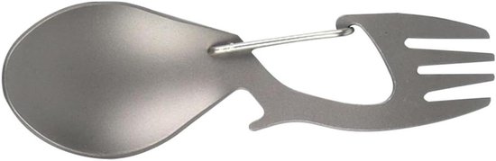 BESPORTBLE 3 Pieces Spork Outdoor Travel Backpack Lightweight Travel Backpack Camping Utensil Tracks Portable Camping Tools Small Stainless Steel Travel Titanium Spoon