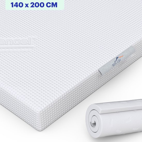 Best Life Topper Matras 140x200 cm - Matrastopper - Topdekmatras 8 CM van Best Life