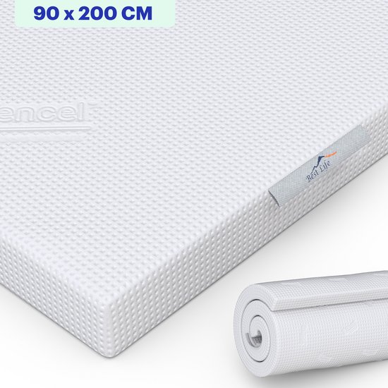 Best Life Topper Matras 90x200 cm - Matrastopper - Topdekmatras 8 CM van Best Life