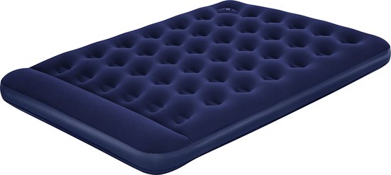Bestway Aeroluxe 203x152x28cm Dubbel Campingmatras Blauw 203x152x28cm van Bestway