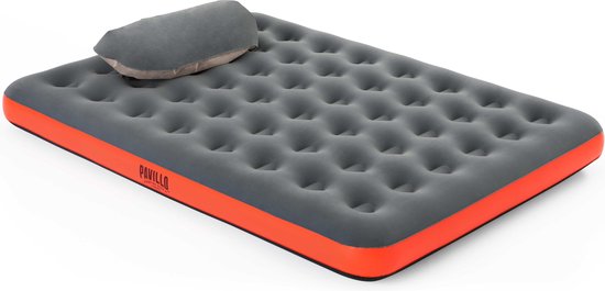 Bestway Dubbel Matras Roll & Relax 203x183x22 cm Opblaasbaar en Camping 67703 van Bestway