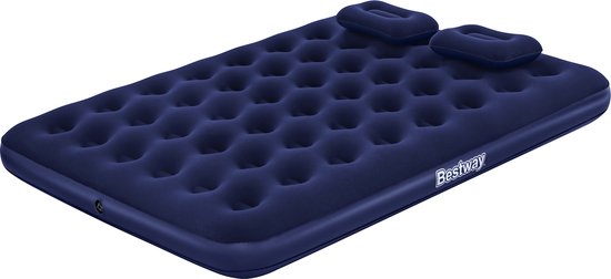 Bestway Dubbele Matras met Opblazer en Kussens 203x152x22 cm Opblaasbaar en Camping 67374 van Bestway