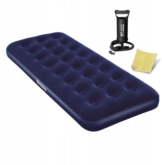 Bestway Eenpersoons Luchtbed 185x76x22cm met Pomp van Merkloos