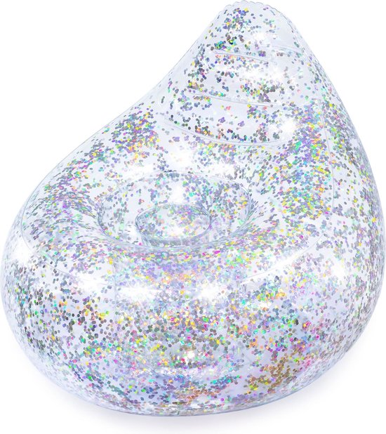 Bestway Glitter Opblaasbare Stoel 72x72x64 cm +3 Jaar Binnen en Tuin 75105 van Merkloos