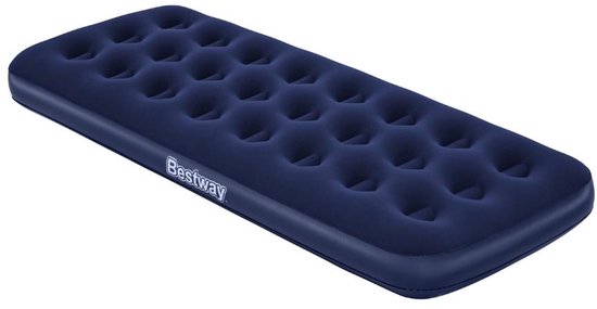 Bestway – Luchtbed – 1-Persoons – 76×185×22 cm – Blauw - 1-persoons Luchtbed - Campingbed - Buitenbed - Luchtbed Camping - Luchtbed Thuis van Merkloos