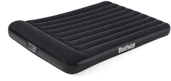 Bestway – Luchtbed – 2-Persoons – 152×203×30 cm – Grijs – Met Ingebouwde Elektrische Pomp - 2-persoons Luchtbed - Luchtbed Met Pomp - Luchtbed Voor Binnen Gebruik - Luchtbed Voor Gasten - Luchtbed Voor Logeerkamer van Merkloos