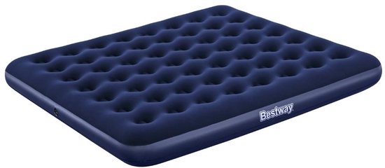 Bestway – Luchtbed – 2-Persoons – 183×203×22 cm – Blauw - 2-persoons Luchtbed - Campingbed - Buitenbed - Logeerbed - Luchtbed Buiten van Merkloos