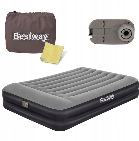 Bestway Luchtbed Dubbel 203x152x46cm met Ingebouwde Pomp van Merkloos