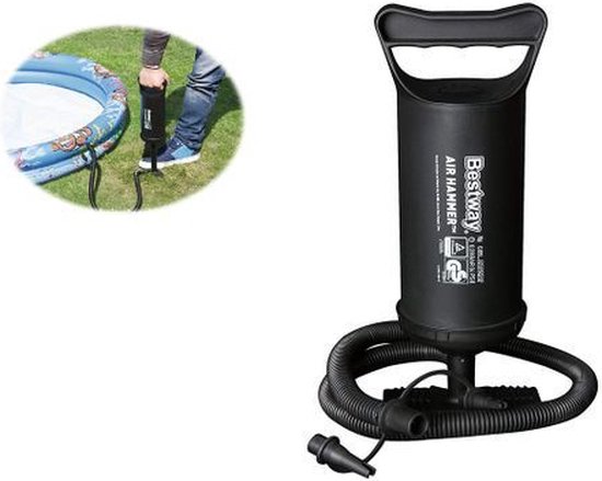 Bestway Opblaaspomp Air Hammer zwart van Merkloos