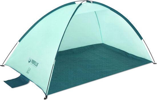 Bestway Strandtent - Pavillo - 2-Persoons - UV80 Zonbescherming - incl. Tentharingen - Zandzakken voor Stabiliteit - 200 x 120 x 95 CM van Bestway