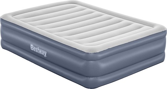 Bestway Tritech Queen Luchtbed met Ingebouwde AC Pomp en Antimicrobiële Coating 203x152x51 cm van Bestway