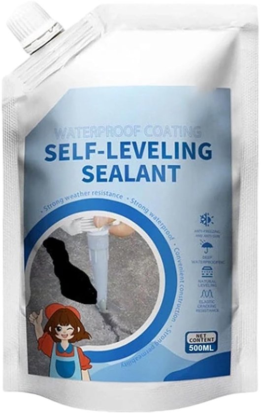 Beton Kit - Voegmiddel Cement - Scheuren Repareren - Waterdichte Afwerking - 400 ml - Multicolor